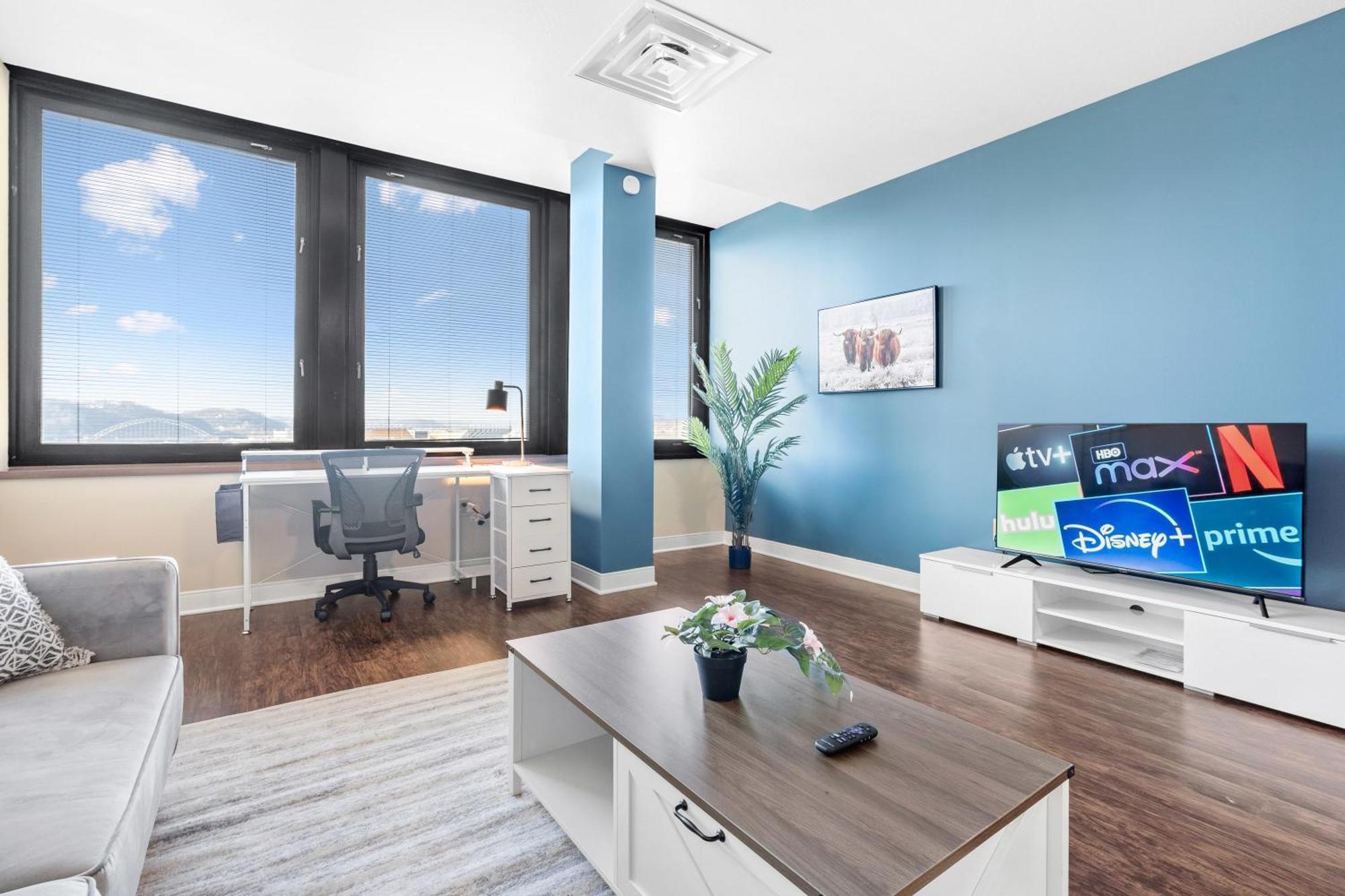 Luxury High Rise 1Bd River Views Downtown พิตต์สเบิร์ก ภายนอก รูปภาพ